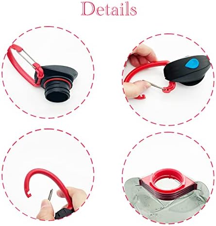 4 Pack 25oz Collapsible Water Bottles, 4 Colors Reusable Leakproof Water Bags for Drinking, Foldable Flat Water Bottles with Clasp for Outdoor Sports Camping Traveling Biking - Image 4